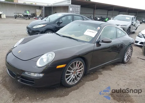 2008 Porsche 911 Targa 4S из США, поврежденный, VIN WP0BB29918S755397